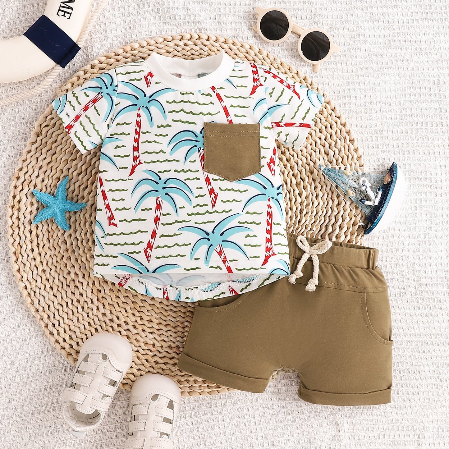Fashion Personality Summer New Boys' Casual Suit