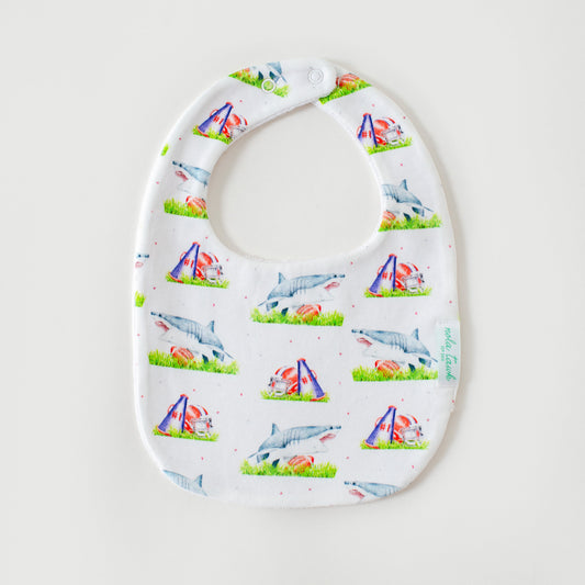 Mascot Mania in Ole Miss Organic Cotton Baby Bib