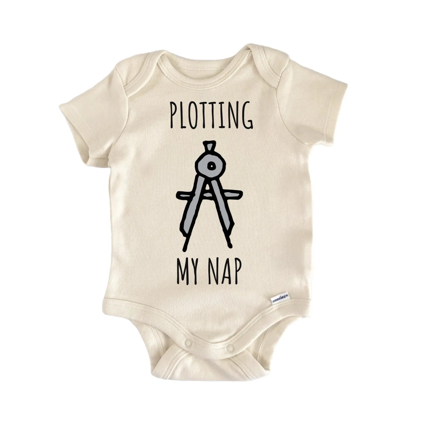 Drafting Compass Architect Engineer Infant Gift Baby Bodysuit