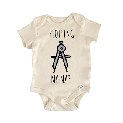 Drafting Compass Architect Engineer Infant Gift Baby Bodysuit