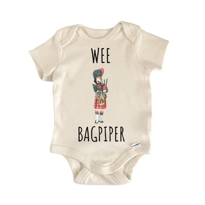 Bagpiper Bagpipes Scotland Baby Gift Baby Bodysuit