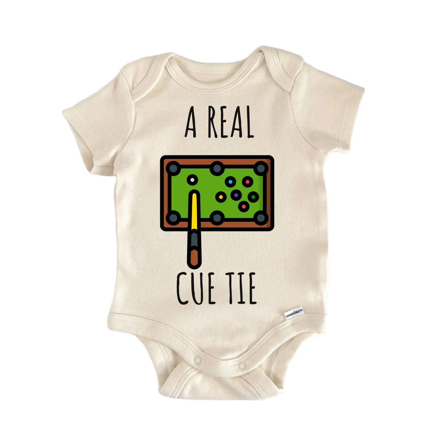 Pool Table Billiards Cue Baby Gift Baby Bodysuit