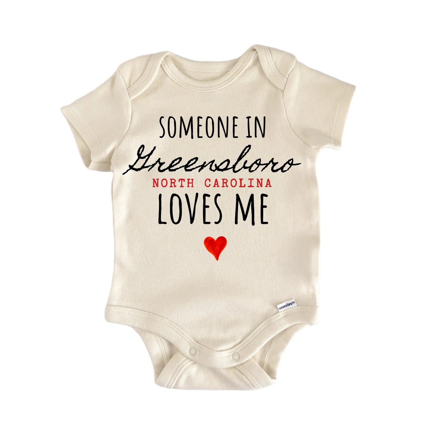 Greensboro North Carolina Baby Gift Baby Bodysuit