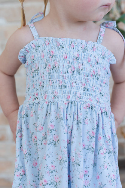 Eloise - Smocked Diaper Dress Set