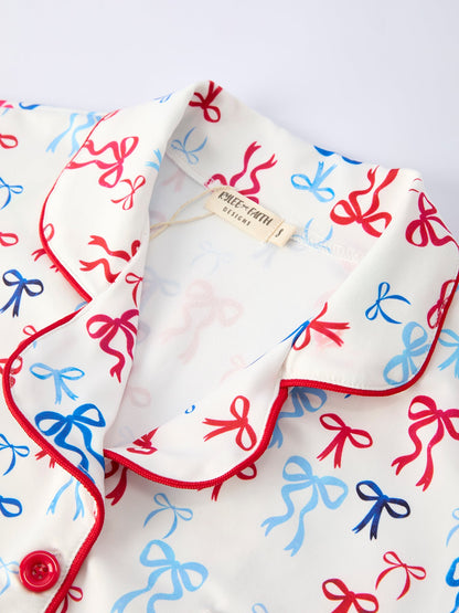 Mommy & Me 4th of july Print Pajama Set