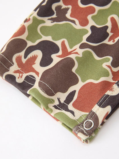 Duck Embroidered Camo Boy JonJon