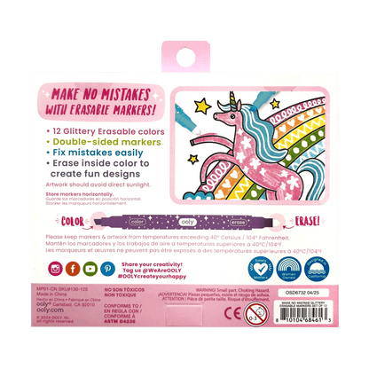 Make no Mistake!: Glittery Erasable Markers
