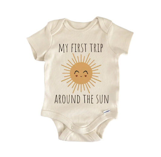 1St Birthday Sun Newborn Baby Onesie® Onesie®