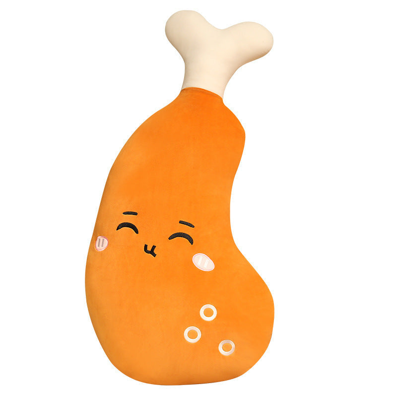 Large Chicken Leg Throw Pillow Plush Toy Home Cushion