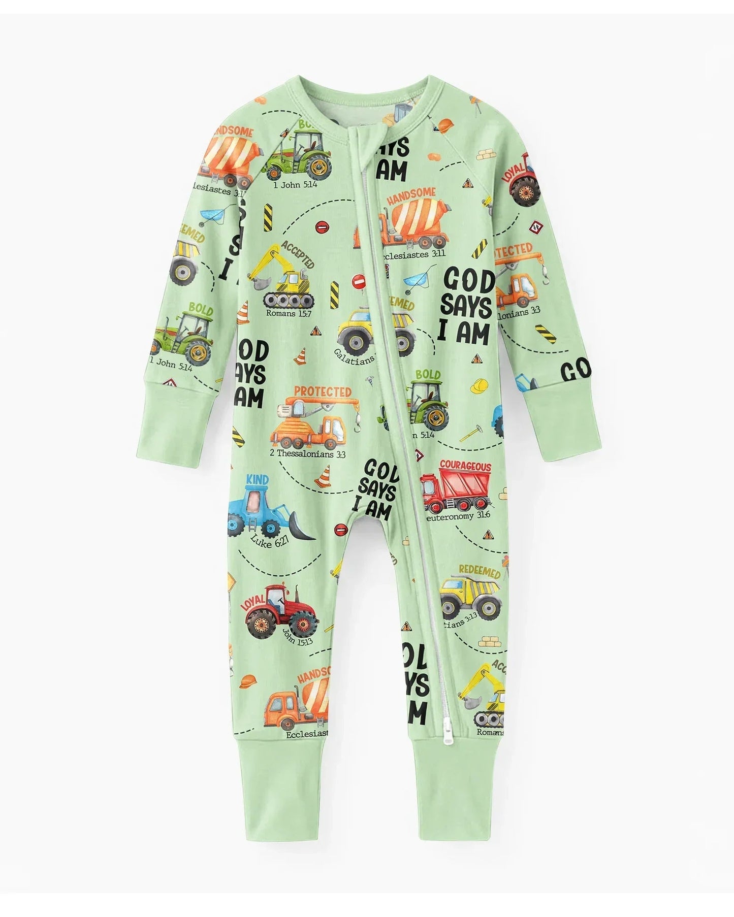 God Says I Am Boy Bamboo Convertible Zippy