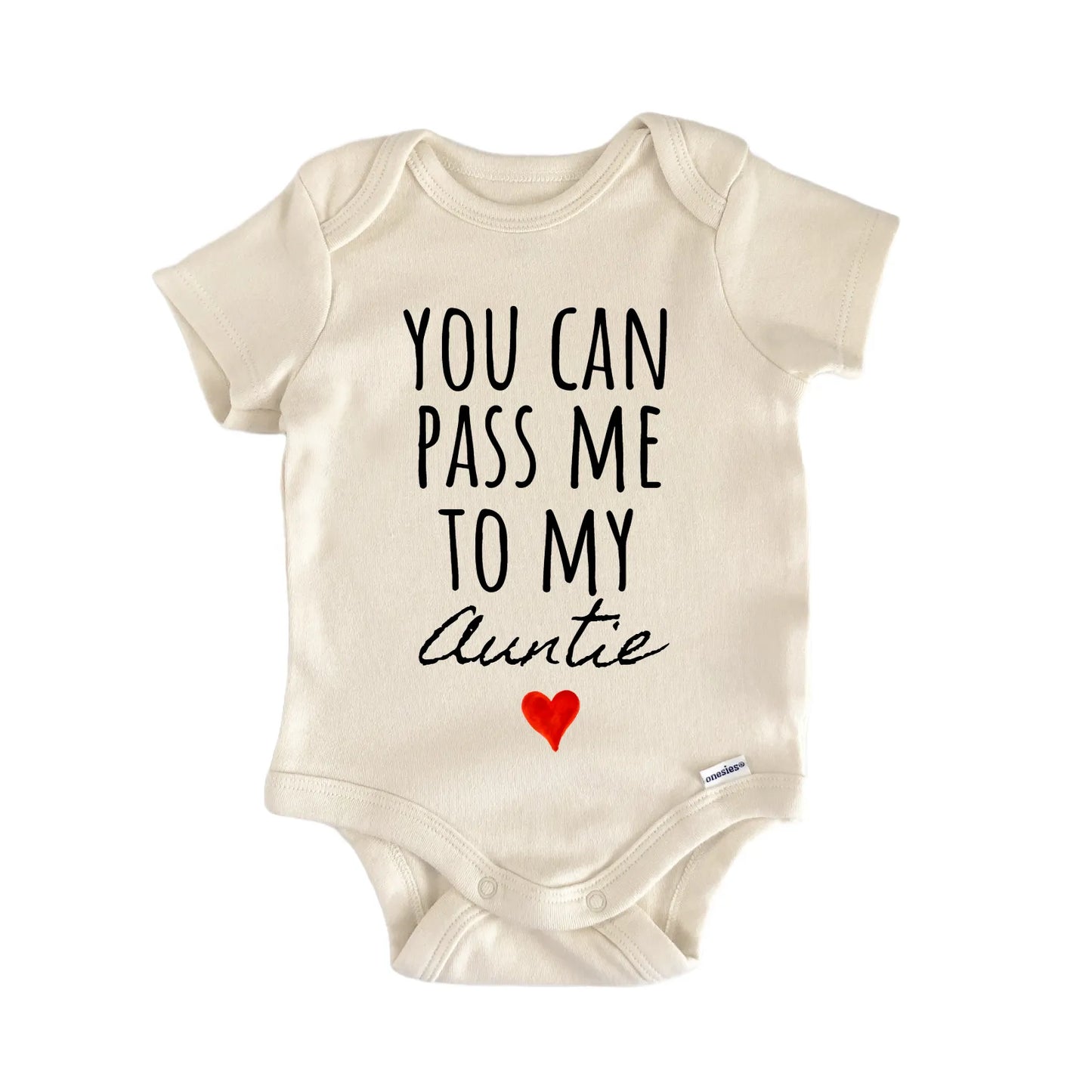 Auntie Announcement Baby Gift Baby Bodysuit