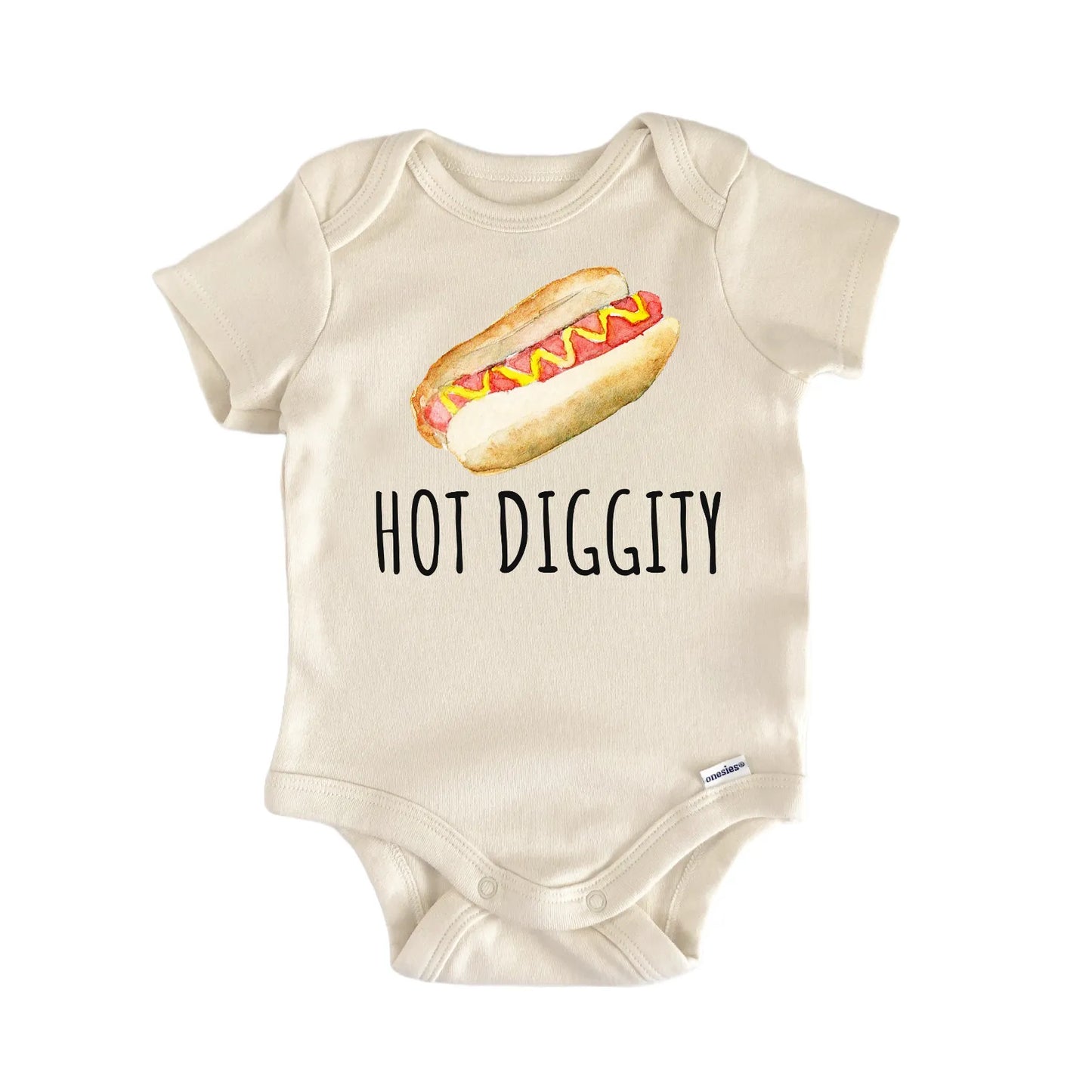 Hotdog Bun Hot Diggity Baby Gift Baby Bodysuit