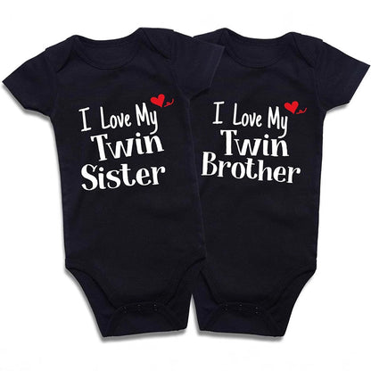 Cotton Baby Onesies 2-Pack - Short Sleeve Bodysuit for Newborn Twins - Soft Infant Clothing