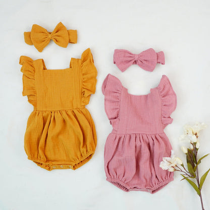 New Baby And Infants Romper Romper Shooting Birthday Dress Children Onesie