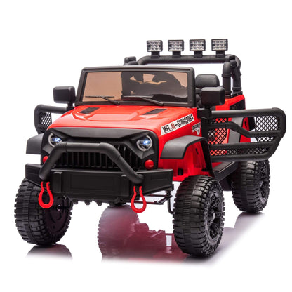 ToyRides Elite 24V Kids Ride On Car W/Parents Remote Control, Red