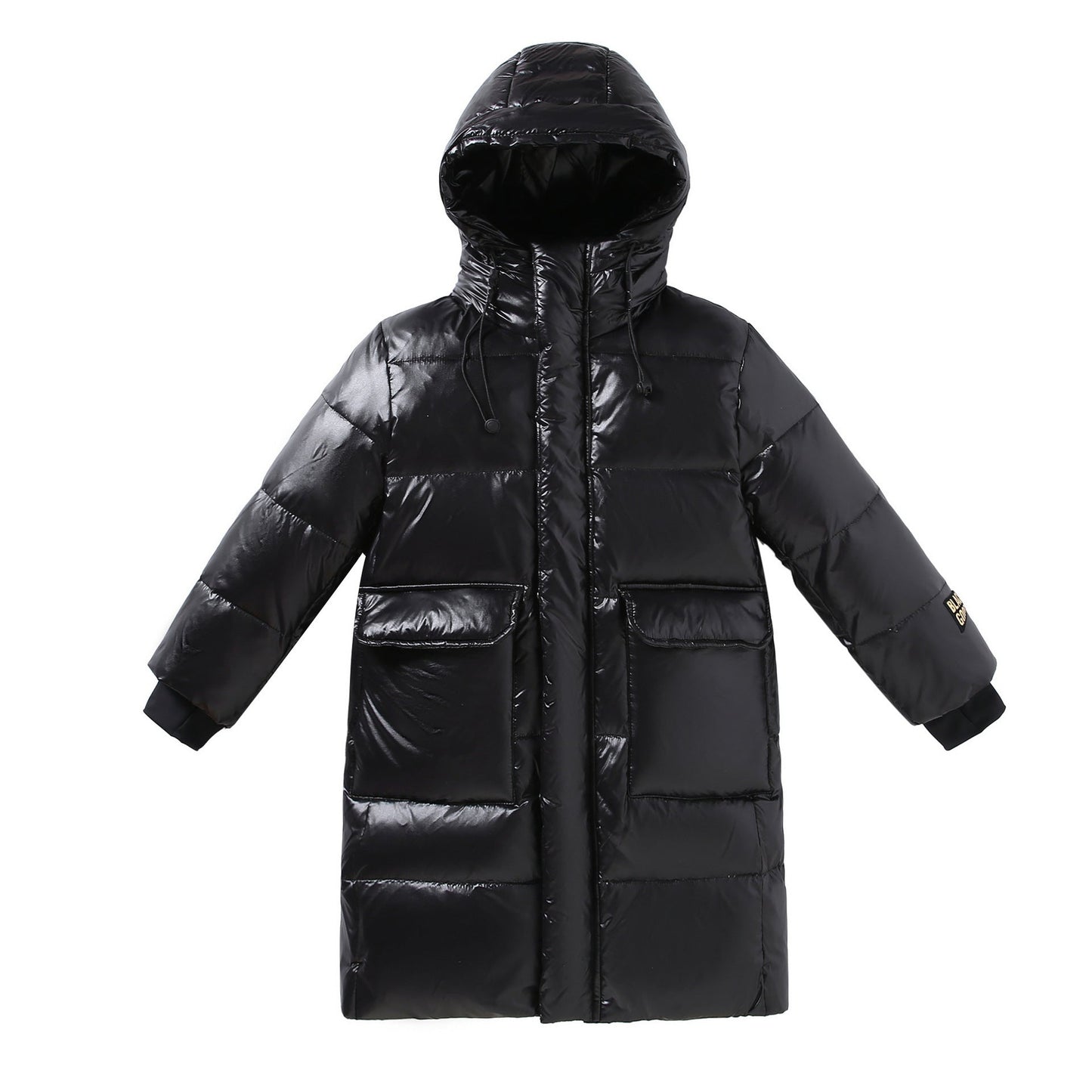 Down Jacket Boy's Long Overfashionable Knee Western Style