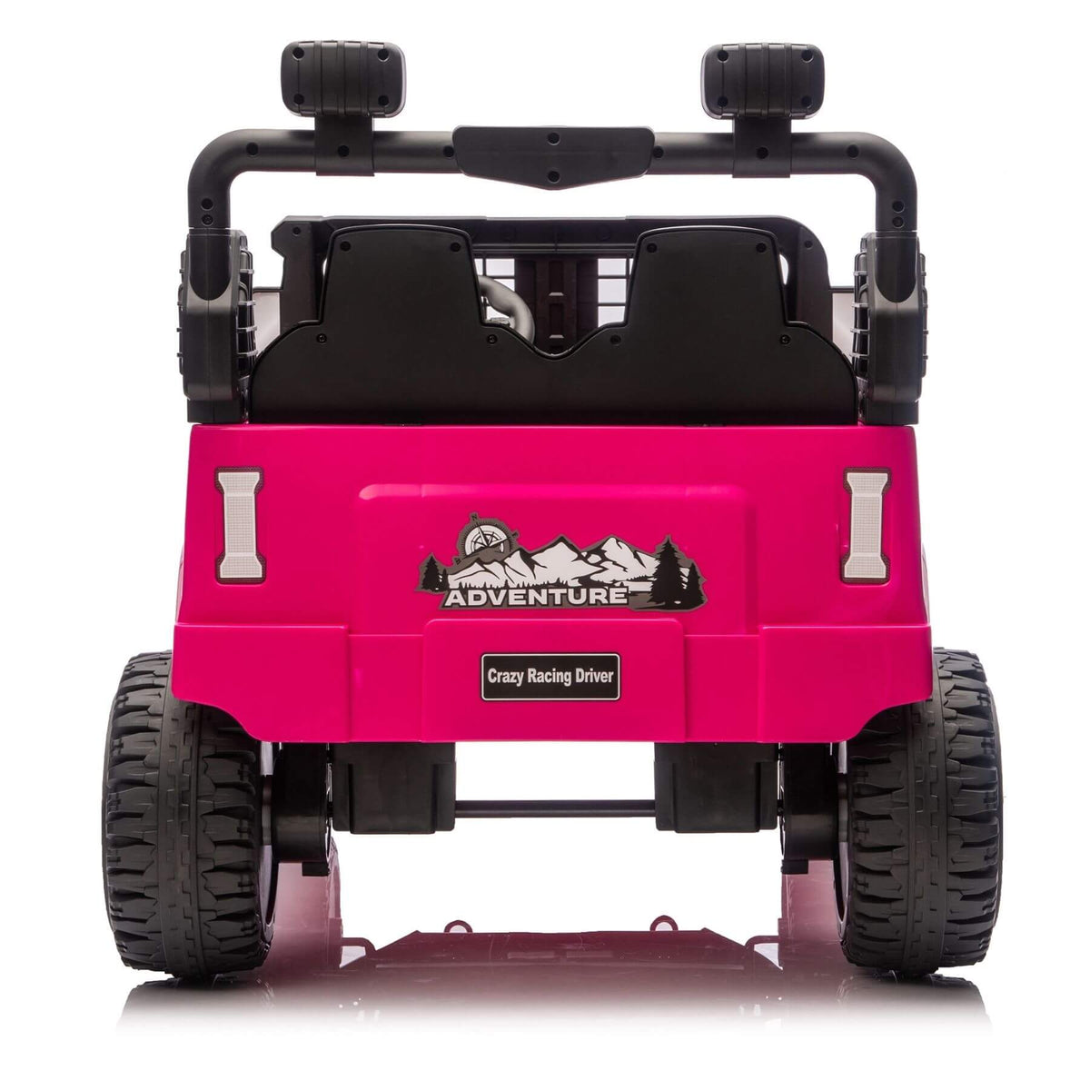 ToyRides Elite 24V 100W*2 Two-Seater Kids Ride On Car w/ RC, for Kids 3-8, Pink