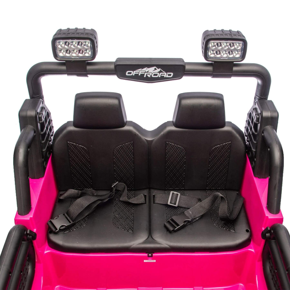 ToyRides Elite 24V 100W*2 Two-Seater Kids Ride On Car w/ RC, for Kids 3-8, Pink