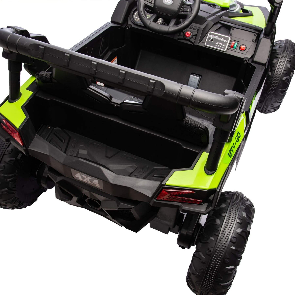 ToyRides Elite 24V Two-Seater Kids Ride On UTV W/Parents Remote Control, for Age 3+, Green