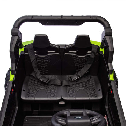 ToyRides Elite 24V Two-Seater Kids Ride On UTV W/Parents Remote Control, for Age 3+, Green