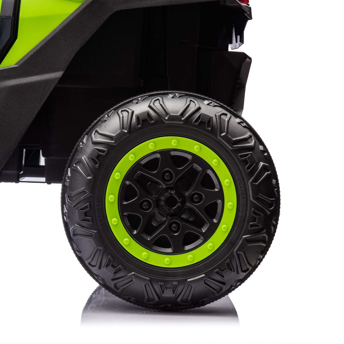 ToyRides Elite 24V Two-Seater Kids Ride On UTV W/Parents Remote Control, for Age 3+, Green