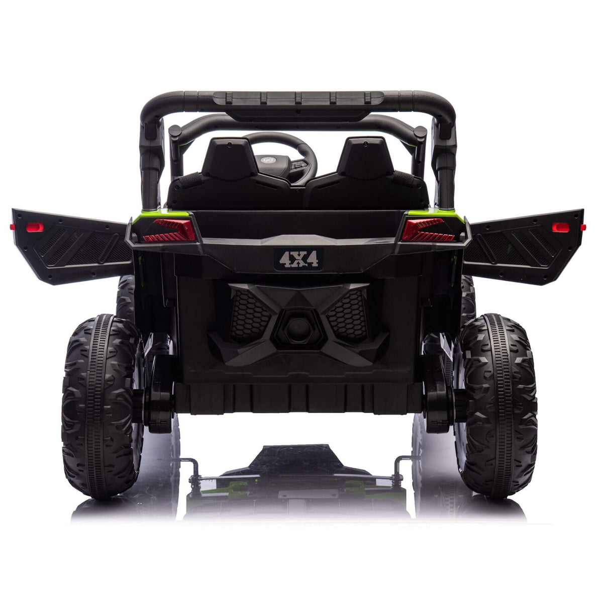 ToyRides Elite 24V Two-Seater Kids Ride On UTV W/Parents Remote Control, for Age 3+, Green