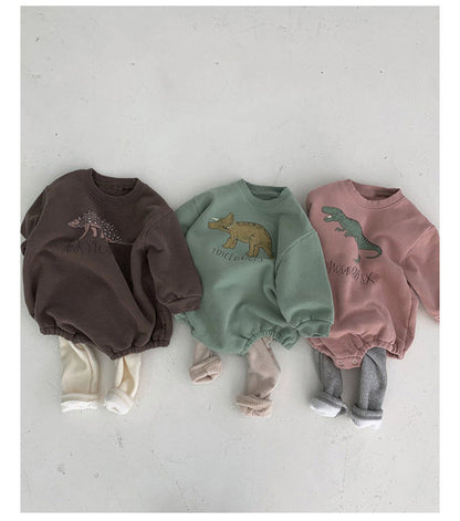 Jumpsuit Men And Women Baby Fleece Cotton Sweater Bag Fart Romper