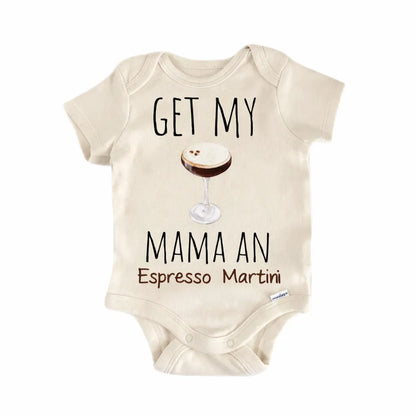 Expresso Martini Cocktail Newborn Baby Onesie® Onesie®