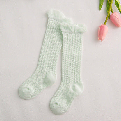 Mesh breathable over the knee mosquito socks