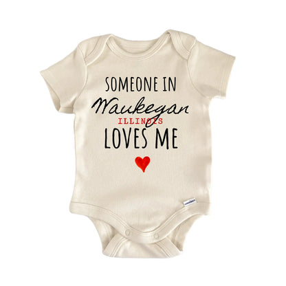 Waukegan Illinois Baby Gift Baby Bodysuit