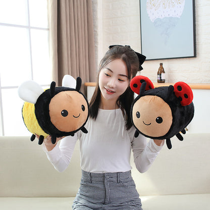 Cartoon bee ladybug plush toy