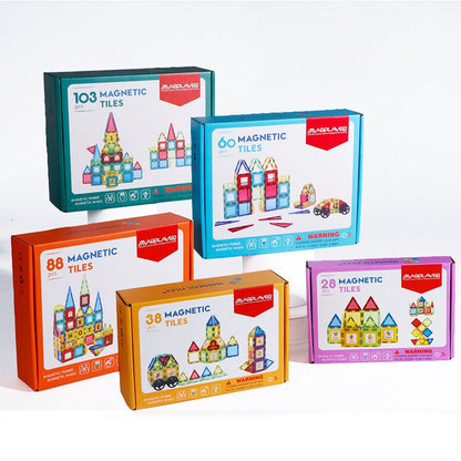 65cm Colorful Window Childrens Magnetic Building Toy  Educational Magnetic Blocks