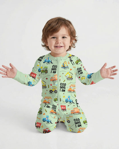 God Says I Am Boy Bamboo Convertible Zippy