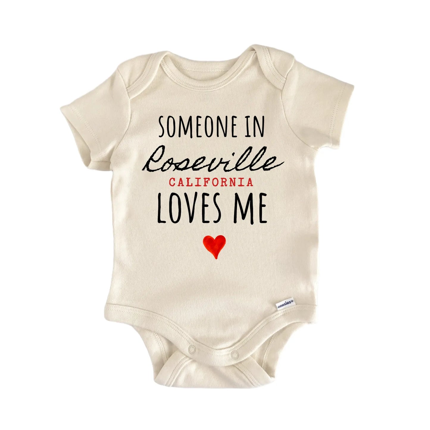 Roseville California Baby Gift Baby Bodysuit