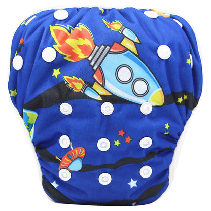 Fashionable Children's Cartoon Swim Trunks