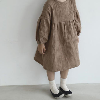 Lantern long sleeve princess dress