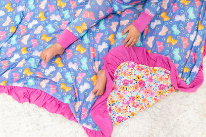 Korrie Butterflies Bamboo 2-Piece Long Sleeve Set