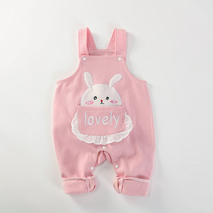 Girls' Loose High Stretch Jumpsuit