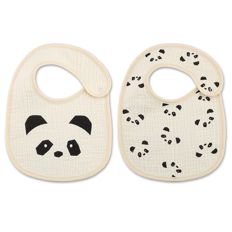 Thin Kids' Bib Pure Cotton Waterproof Gauze Saliva Towel