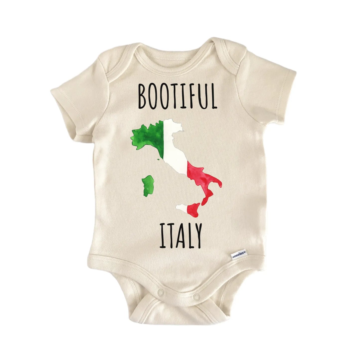 Italy Boot Italian Rome Baby Gift Baby Bodysuit