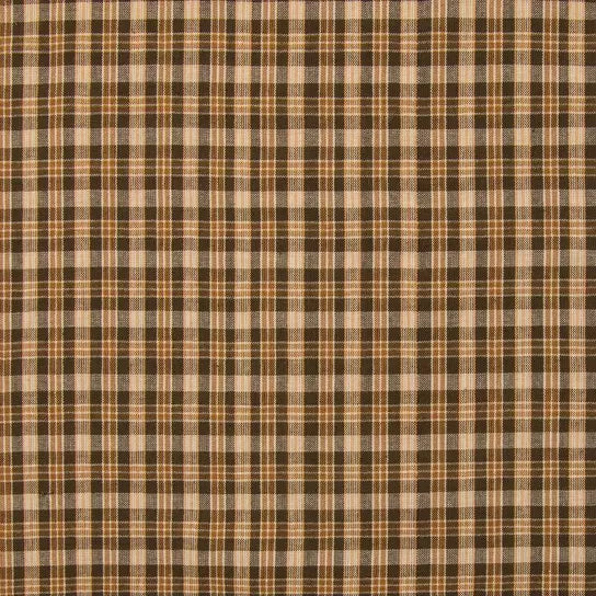 Brown Plaid Ruffle Baby Lounger Cover
