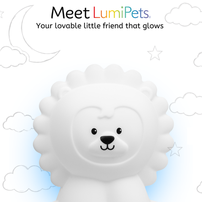LumiPets® Luther the Lion- Children's Touch Night Light