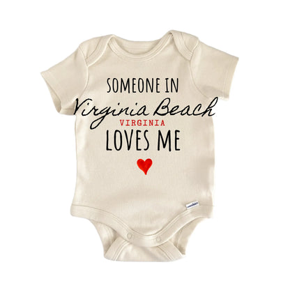 Virginia Beach Virginia Baby Gift Baby Bodysuit