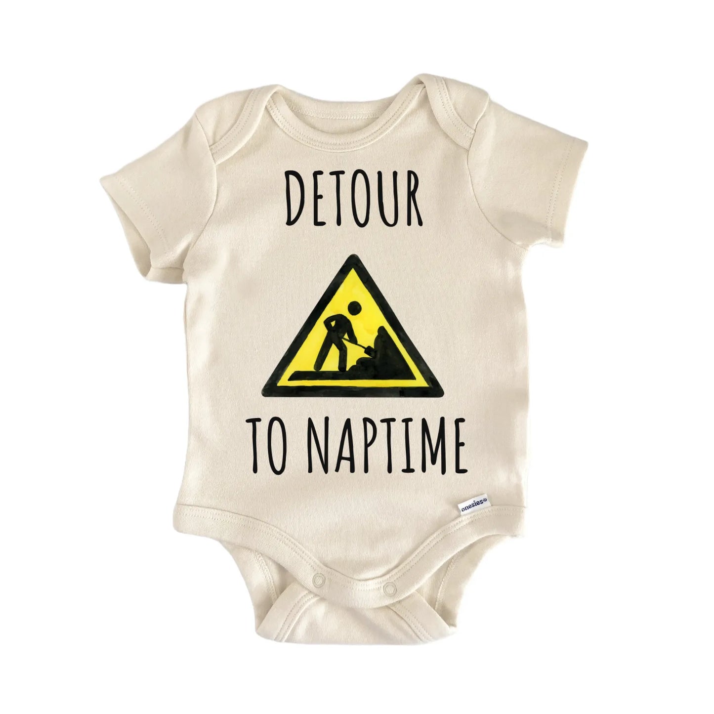 Construction Laborer Detour Baby Gift Baby Bodysuit