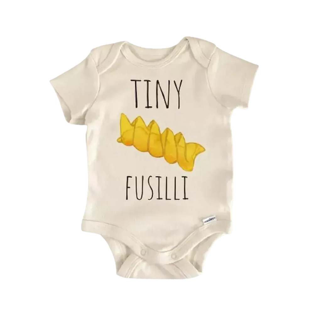 Italian Pasta Fusilli Newborn Baby Onesie® Onesie®