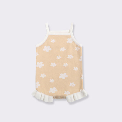Strap-style Knitted Wool Baby Romper