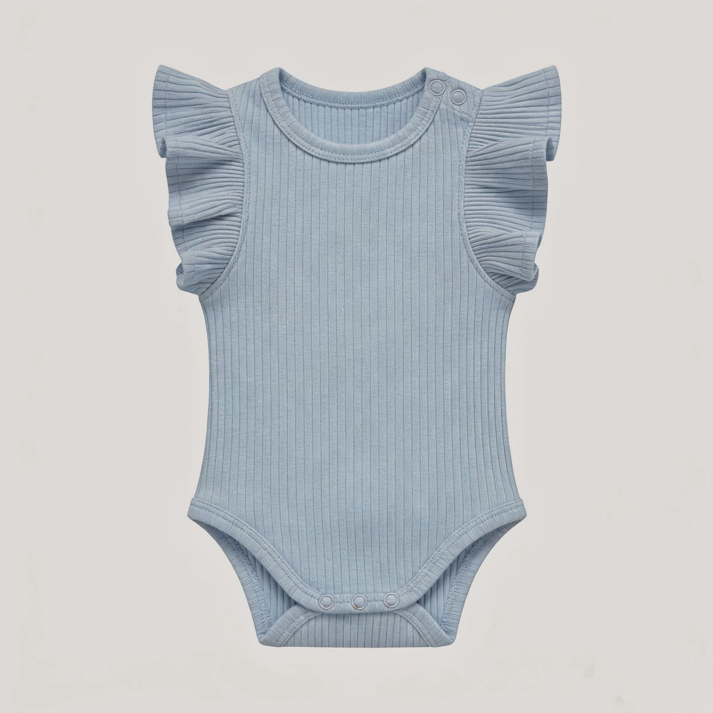 Baby Romper Knitted Ribbed Infant Onesie