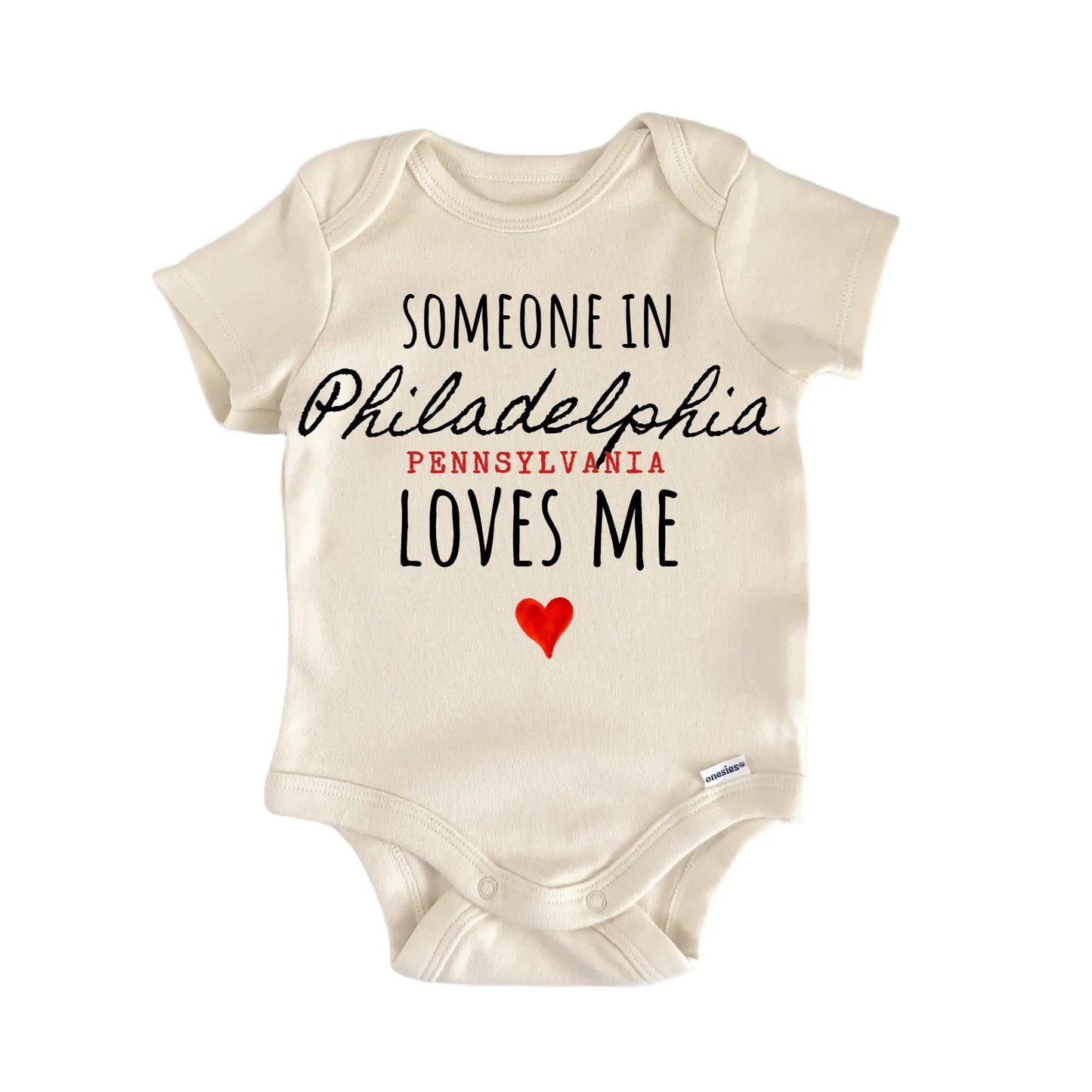 Philadelphia Pennsylvania Baby Gift Baby Bodysuit