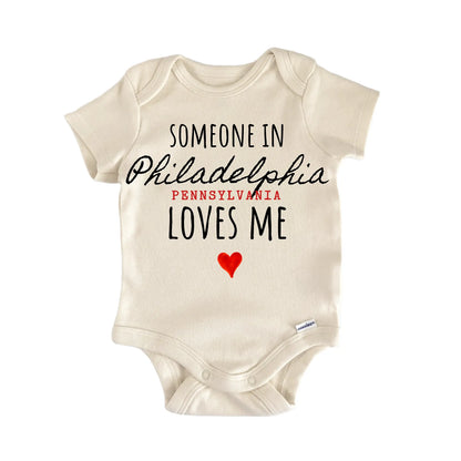 Philadelphia Pennsylvania Baby Gift Baby Bodysuit
