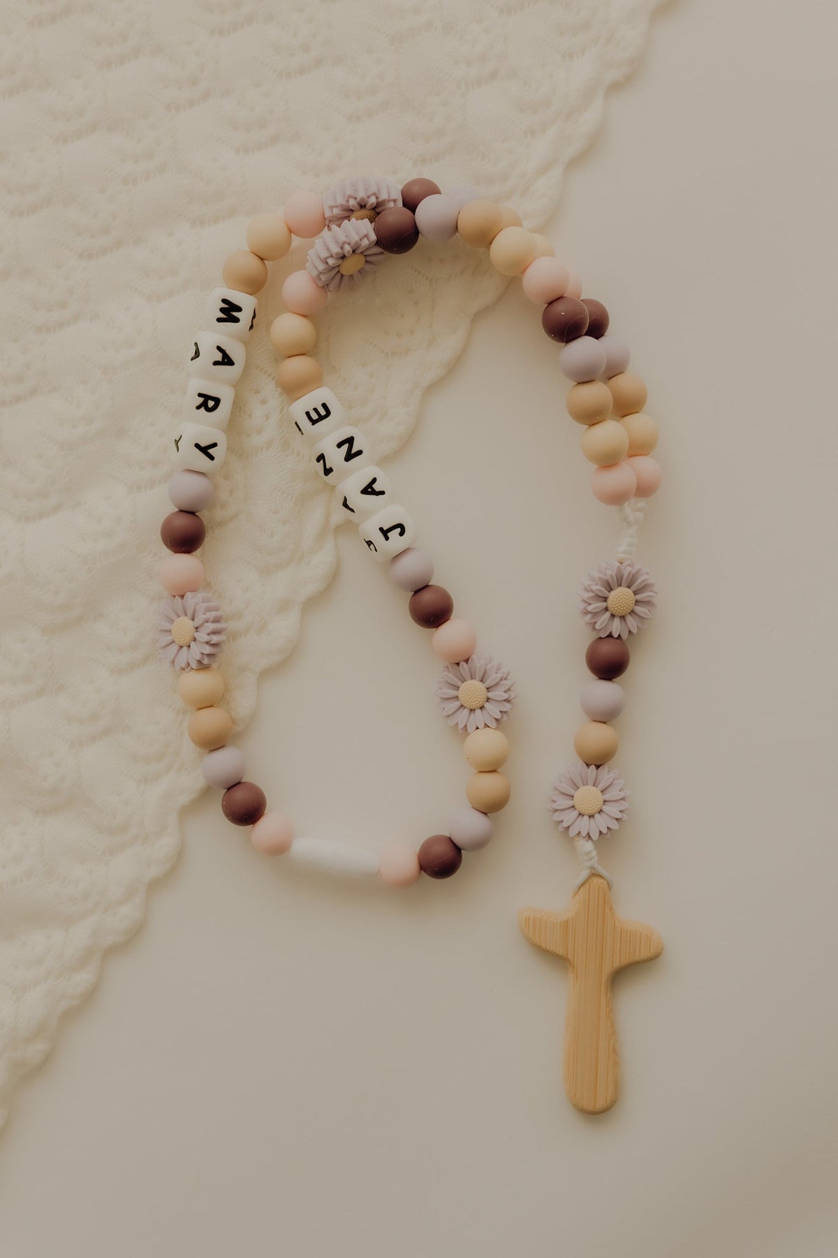 Therese Purple | Custom Baby Rosary